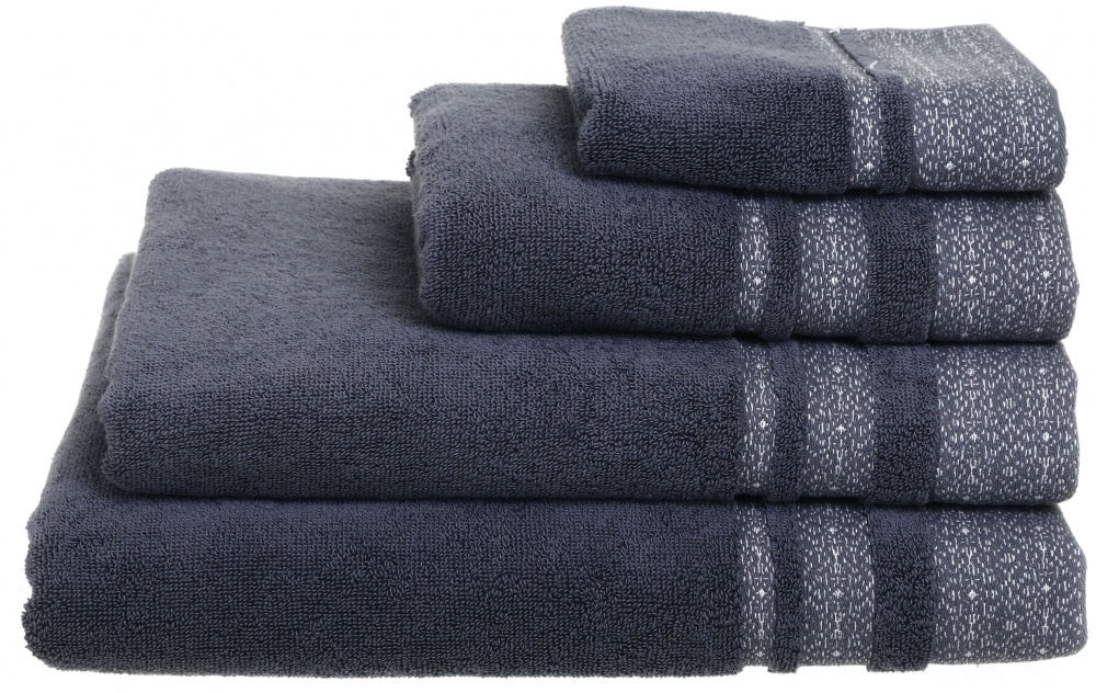 Полотенце Exclusive Alysia 50x90 см антрацит La Nuit