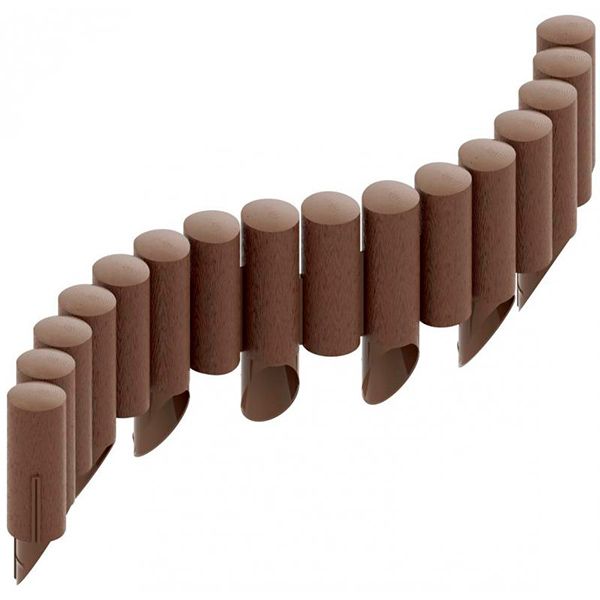 Ограждение для газона Cellfast Standart 2,3 м коричневое