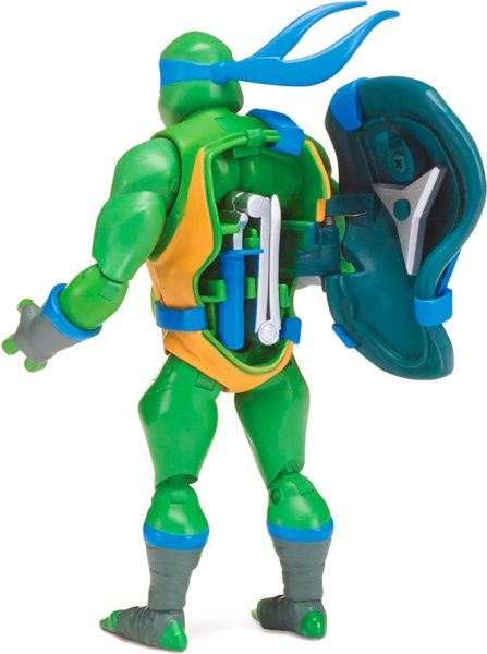 Фигурка TMNT серии «Эволюция Черепашек-Ниндзя» с боевым панцирем - ЛЕОНАРДО (12 cм) 