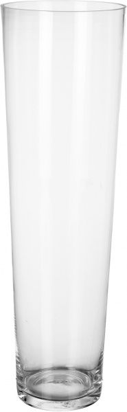 Ваза M h-60 см d-18 см 17-2697B прозора Wrzesniak Glassworks