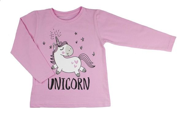 Реглан для дівчинки Luna Kids р.116 світло-рожевий 