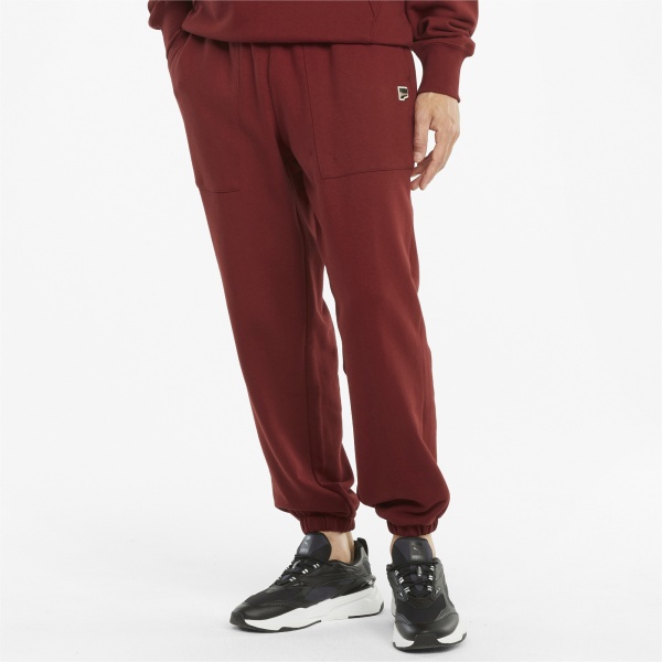 Штани Puma Downtown Sweatpants TR 53159822 р. L бордовий