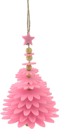 Підвіска Квітка 16 см рожевий 1220352