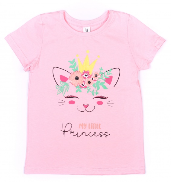 Футболка для дівчаток Luna Kids Princess р.98 рожевий 
