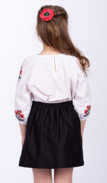 Блуза Эдельвика р.146 белый 361-21/09 