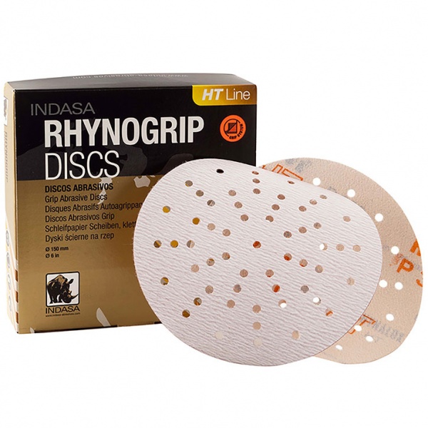 Наждачний папірINDASA самозачіпний на 57 отворів Line Ultravent 56212