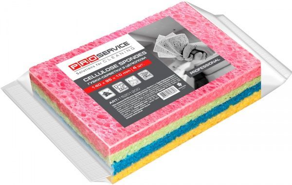 Губка PROservice универсальная целлюлозная 4 шт.