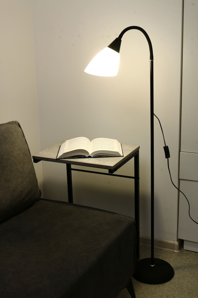 Торшер Luna 60 Вт E27 черный YL-0068-S