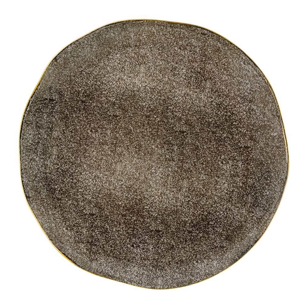 Тарілка обідня Krauff Grey Ferns 27 см