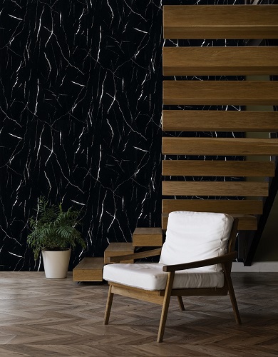 3D-панель с ПВХ Armada 2800x1220x3 мрамор черный ARM 280-02