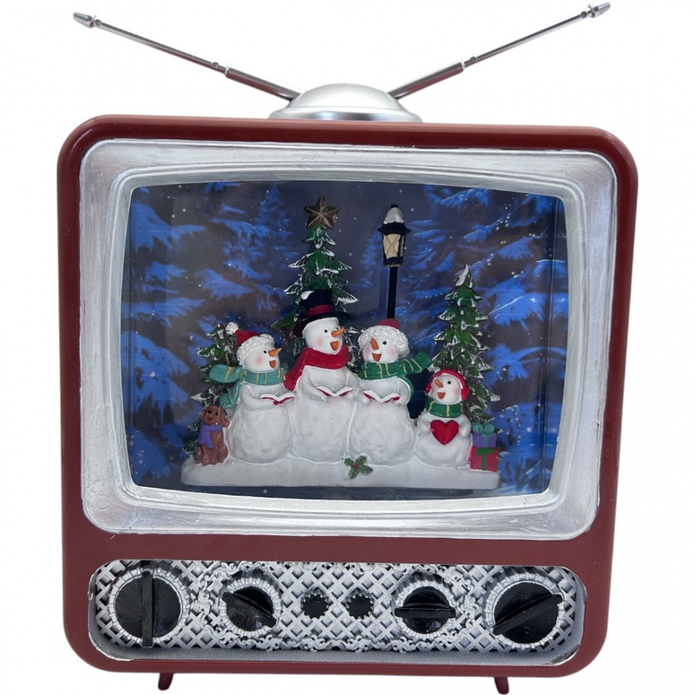 Сувенир новогодний Zhongyang Economic ТВ хор снеговиков led HS2410120