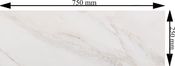 Плитка Opoczno Цар вайт 25x75 