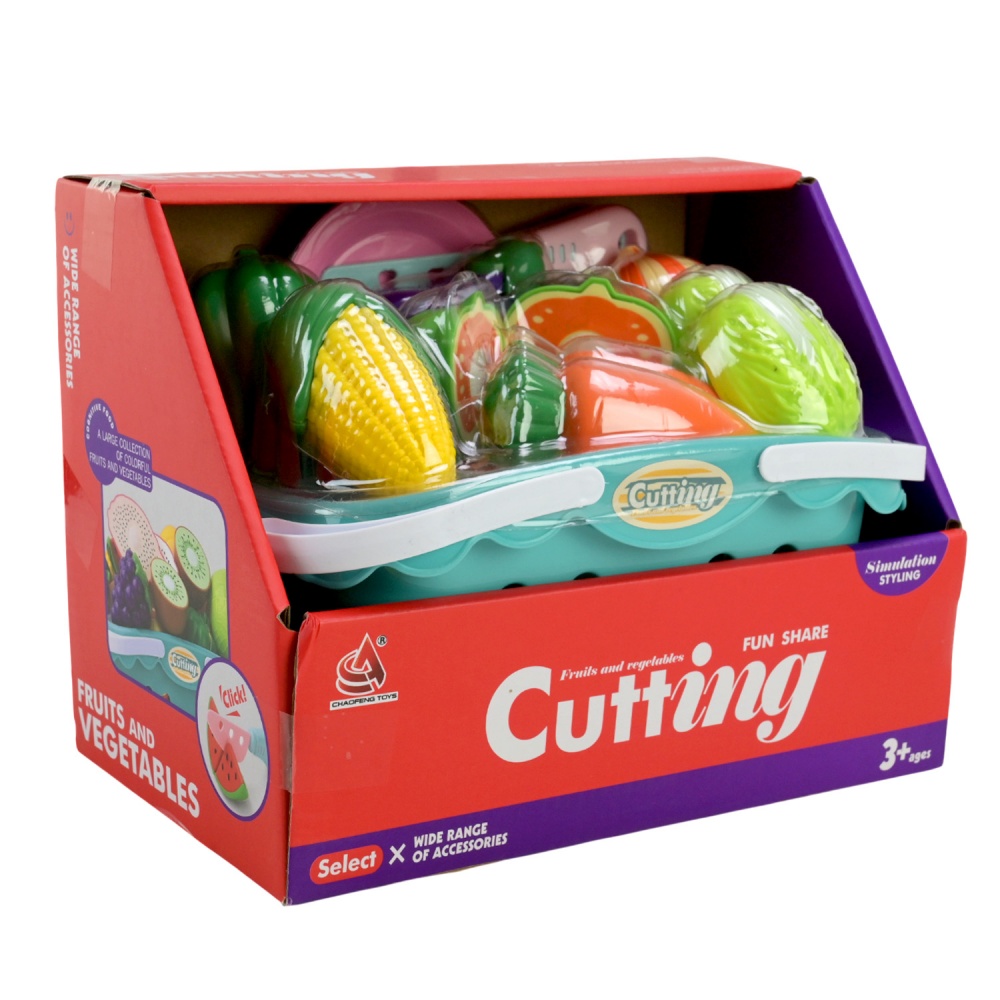 Ігровий набір продуктів Shantou овочі у кошику CF905