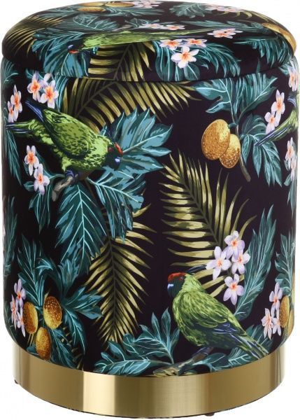 Сундук-пуф Francois Parrot 36х36х44 см черный 