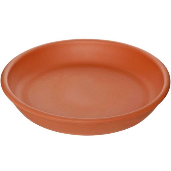 Поддон керамический Каменный цветок 1420 круглый терракот 