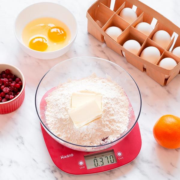 Весы кухонные Magio MG-290 красные