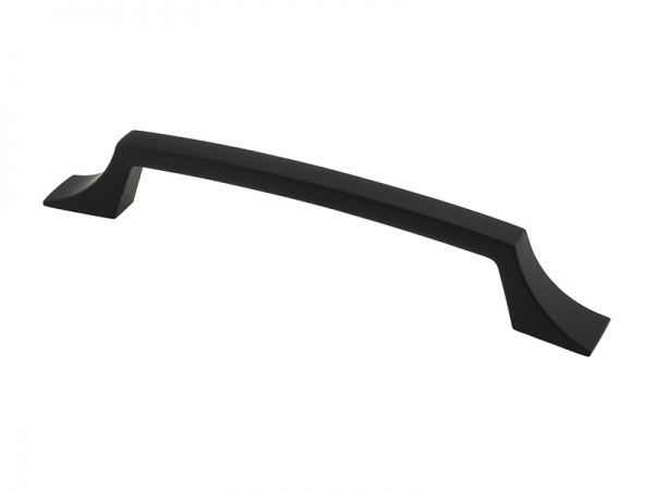 Меблева ручка накладна DC DL 41/192 BLK-RM 192 мм чорний матовий