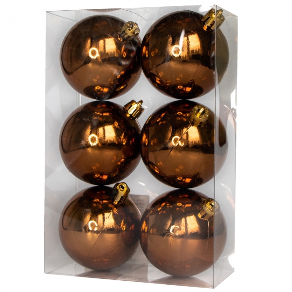 Набір ялинкових куль Девілон 251512 d60 мм 6 шт./уп. 