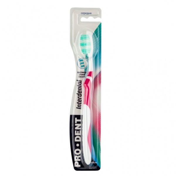 Зубная щетка Prodent Interdental средней жесткости 1 шт.