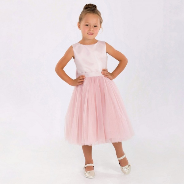 Платье Maya-MI Сердце на спинке 0105-0030-11 р.116 пудра 