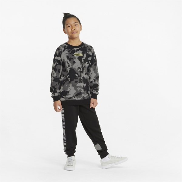 Свитшот Puma Alpha AOP Crew 84728401 р. 128 камуфляж