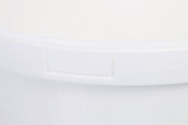 Ведро Poliplast с металлической ручкой (пищевой пластик) 20 л белый 