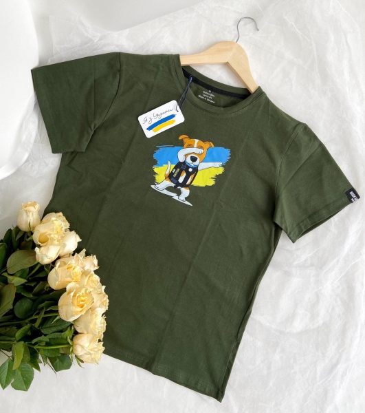 Футболка Пес Патрон р.L зелений