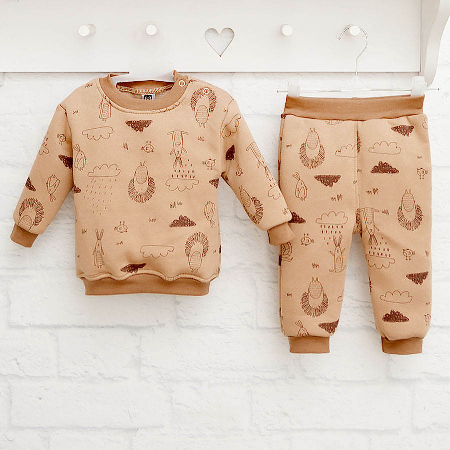 Костюм Blanka Дощик коричневий р.80-86 110877