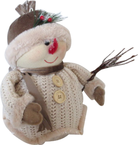 Декорація новорічна Сніговик 19х30 см EPI-E29418 