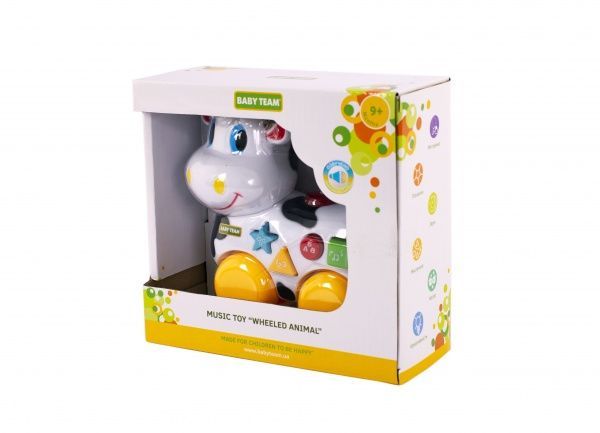 Іграшка музична Baby Team Тваринка-каталка 8641
