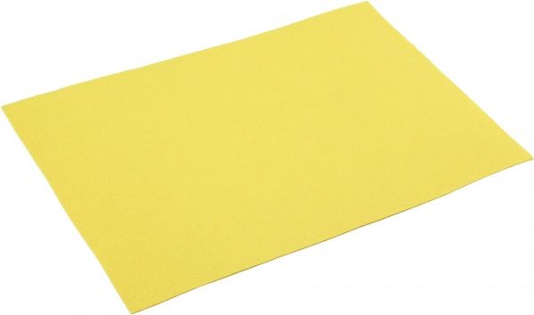 Фетр светло-желтый,  2 мм, 50x33 см