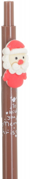 Ручка шариковая Новогодняя атрибутика Дед Мороз 