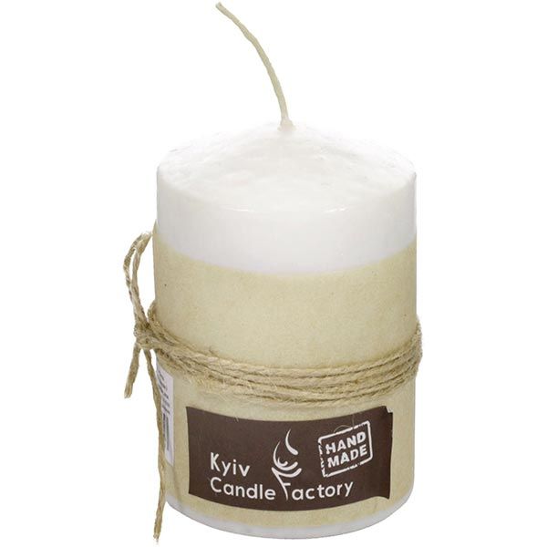 Свеча Candle Factory EcoLife белая 90 мм