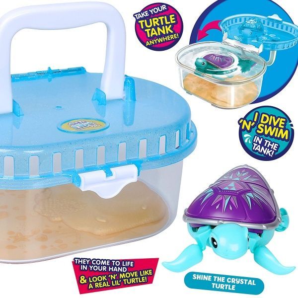 Игрушка интерактивная Little Live Pets Черепашка с аквариумом 28182