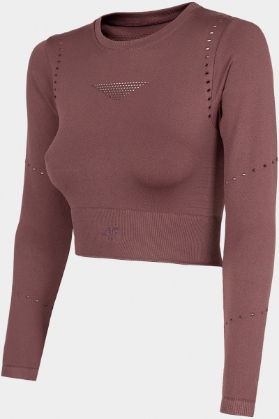 Футболка 4F WOFUNCTIONAL LONGSLEEVE TSDLF010 H4Z22-TSDLF010-60S р.XSS бордовый