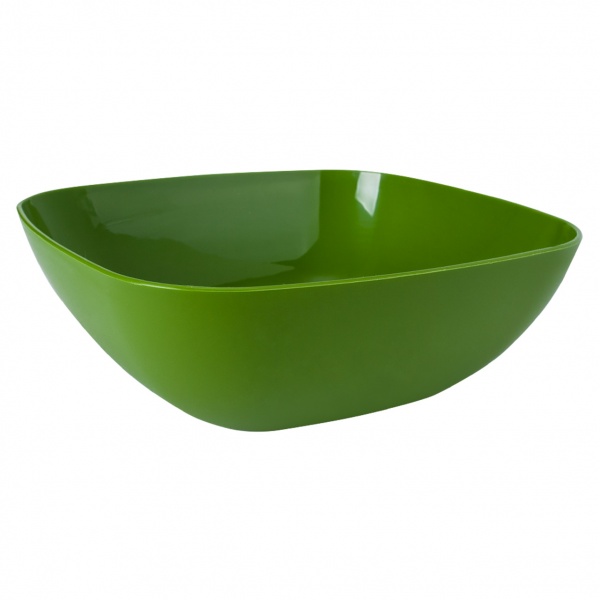 Тарелка глубокая 15х5,5 см хаки Алеана