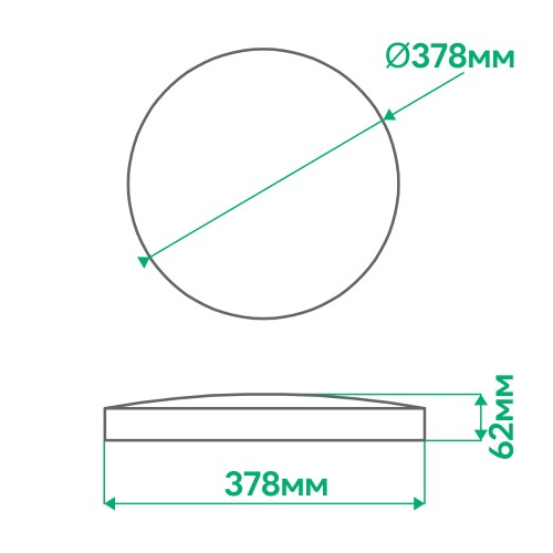 Світильник світлодіодний ARDERO білий із чорним 4000 К AL6085ARD 40Вт NOVA