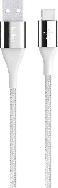 Кабель Belkin Lightning – USB 1,2 м срібний (F2CU059BT04-SLV) DuraTek USB-A 