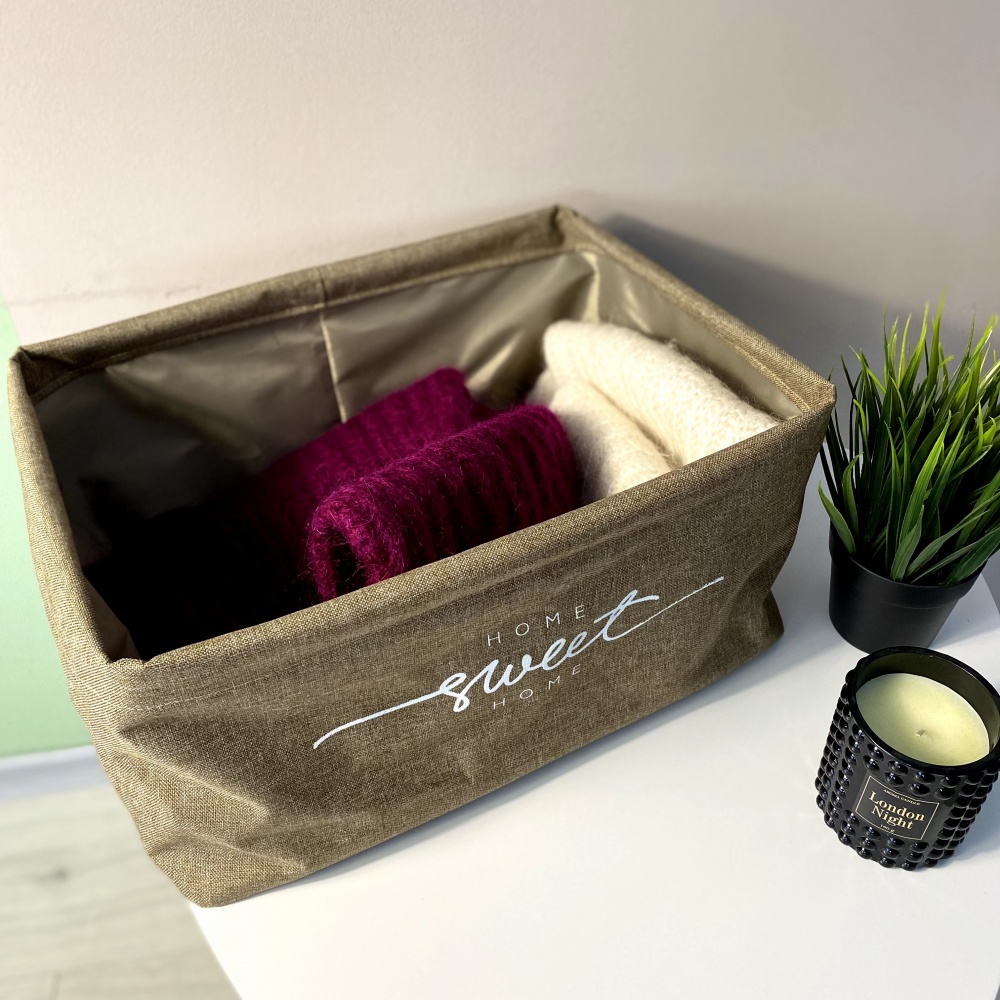 Корзина интерьерная M бежевая Organize