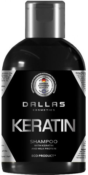 Шампунь Dallas Keratin с кератином и молочным протеином 1000 мл