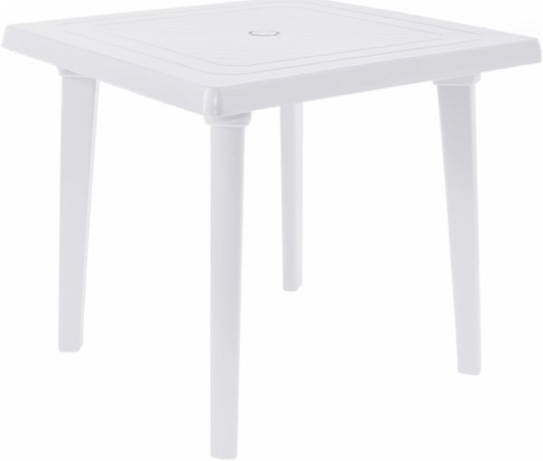 Стіл пластиковий Алеана 80x80 см білий 