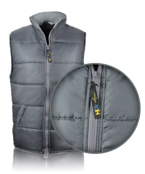 Жилет рабочий Торнадо утепленный стеганый р. 52-54 рост 3-4 серый