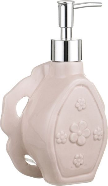 Диспенсер декоративный для жидкости Роза бежевый