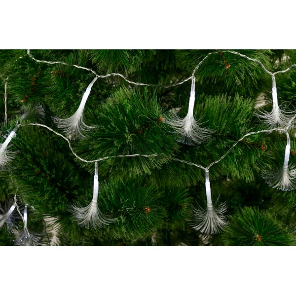 Гірлянда лінійна LED 20 ламп 3 м біла