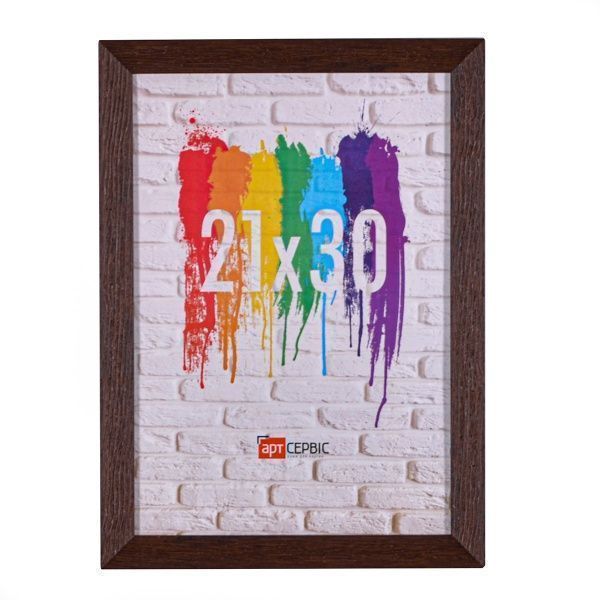 Рамка для фото ЭА-01372 21х30 см червоно-коричневий/коричневий/дерево темне 