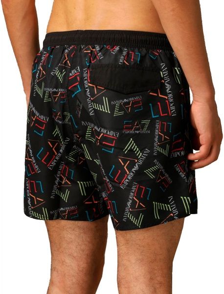 Шорты EA7 Mens woven boxer 902000-0P747-17520 р. 48 черный