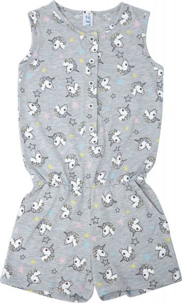 Напівкомбінезон для дівчаток Luna Kids Unikorn р.110-116 сірий 0025/12013 