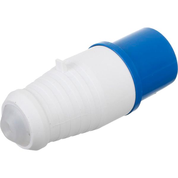 Вилка электрическая силовая с заземлением UP! (Underprice) 2p+PE (013) 220В 16А IP44 серый