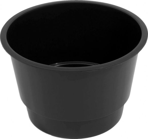 Горщик пластиковий Prosperplast Cube slim 2 в 1 круглий 25л білий (73952-449) 