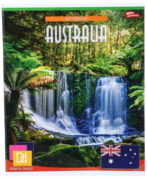 Зошит шкільний з глітером 96 аркушів у клітинку в асортименті Мрії збуваються